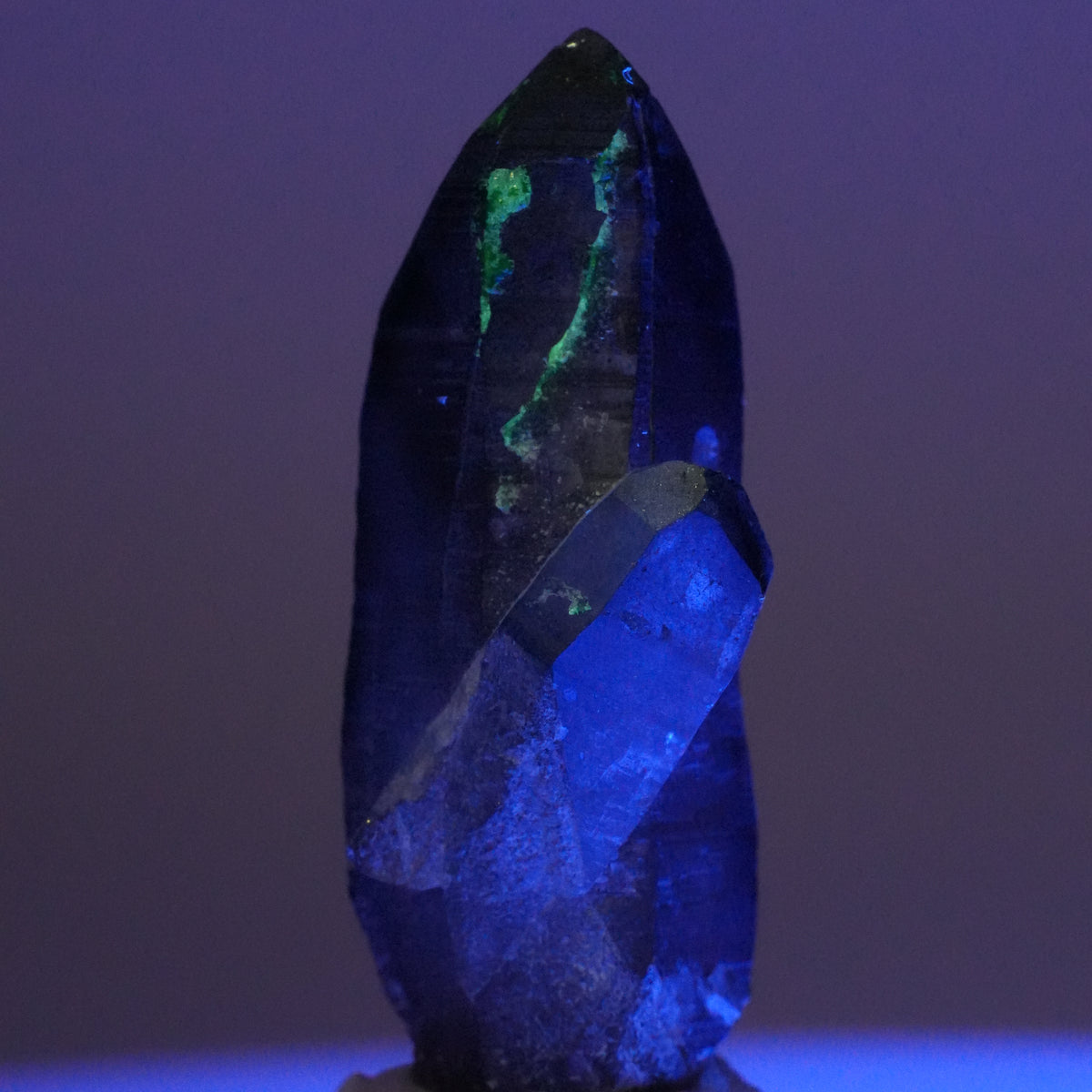 Skelett Rauchquarz Kristall Spitze mit Hyalit Opal Erongo, Namibia 47*20*13mm #14116