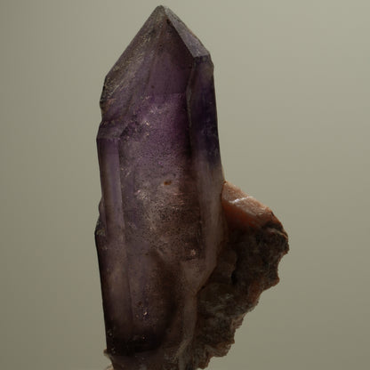 Skelett Phantom Amethyst Eisen Zepter auf Matrix Brandberg, Namibia 50*28*15mm #14117