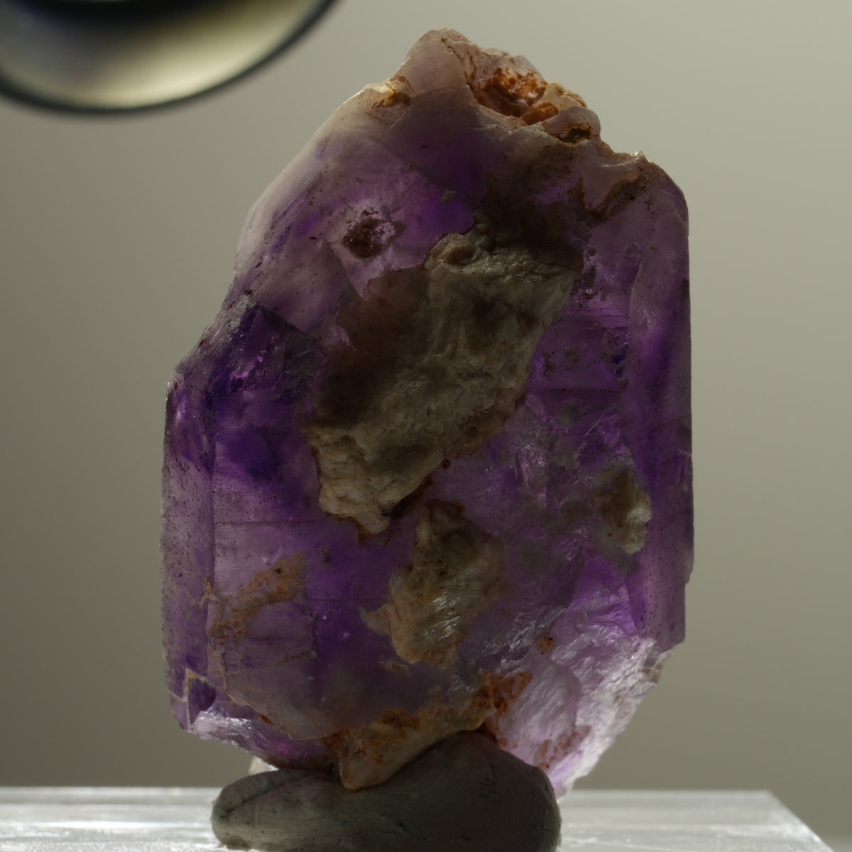 Seltene Skelett Phantom Amethyst Spitze Brandberg, Namibia 45*30*21mm #14119