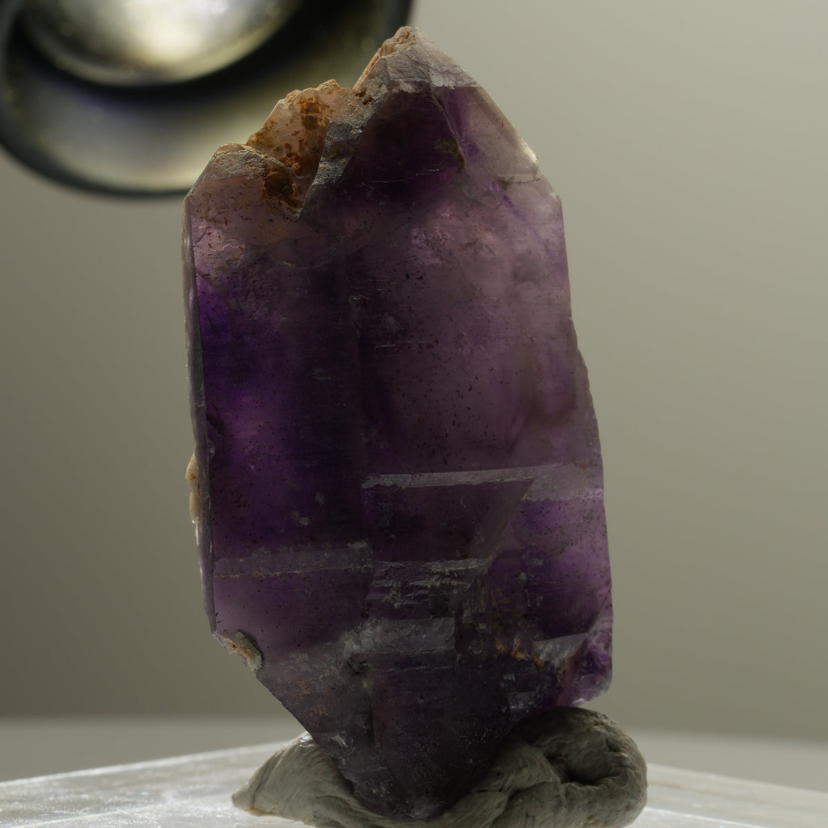 Seltene Skelett Phantom Amethyst Spitze Brandberg, Namibia 45*30*21mm #14119