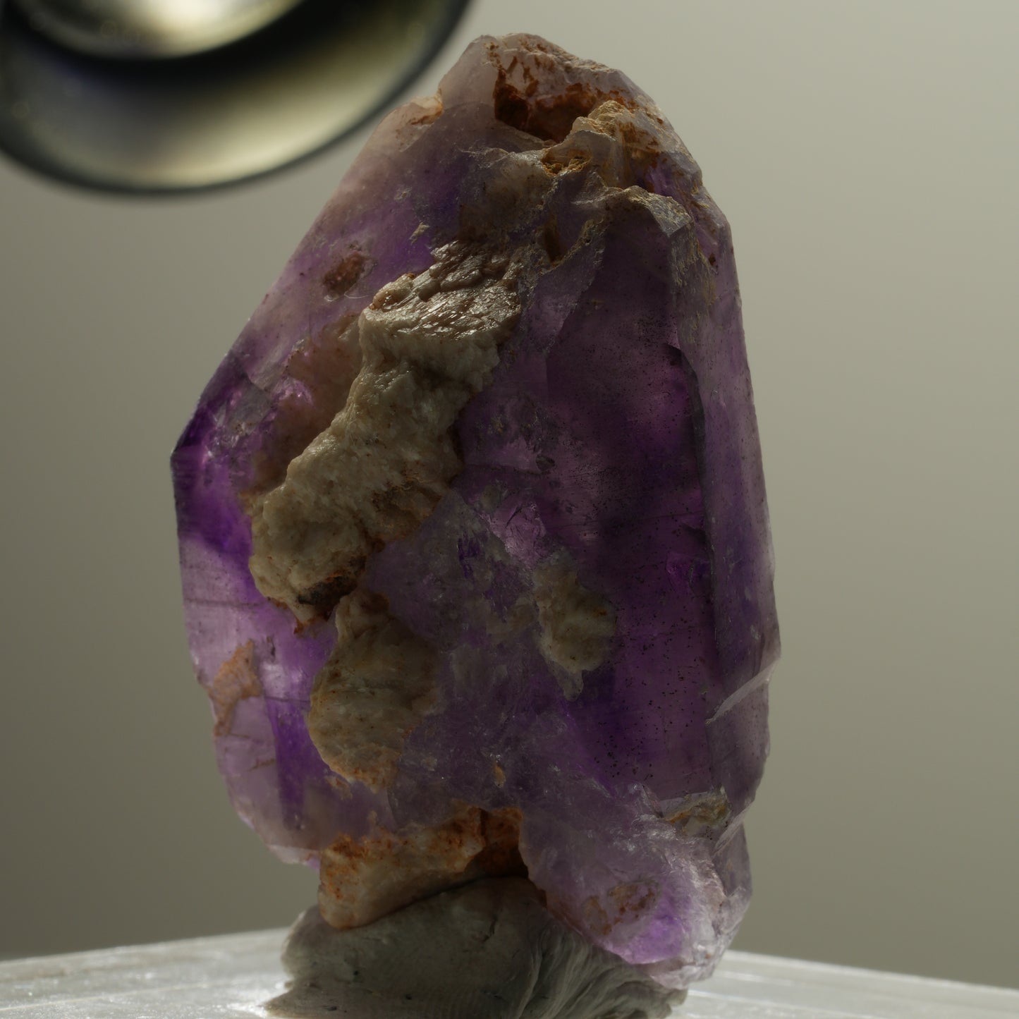 Seltene Skelett Phantom Amethyst Spitze Brandberg, Namibia 45*30*21mm #14119