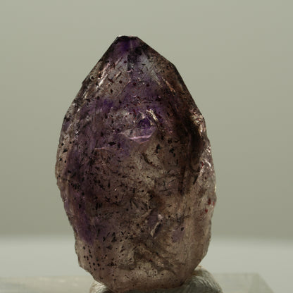 Seltene Phantom Skelett Amethyst Zepter mit Eisen Spitze Brandberg, Namibia 26*15*11mm #14120