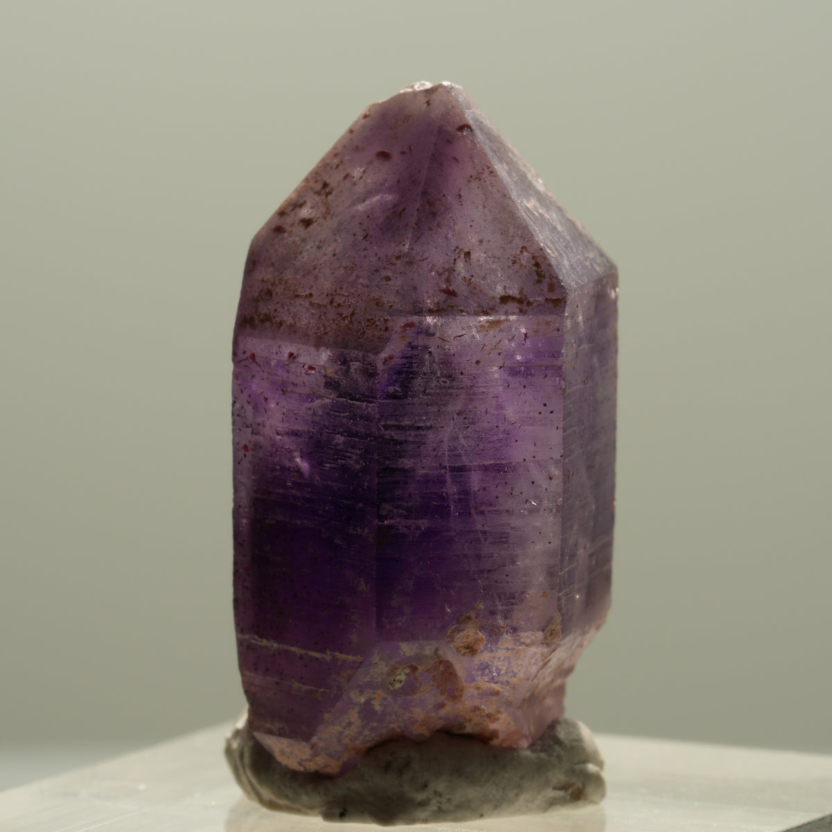 Seltene Phantom Amethyst Skelett Zepter Spitze Brandberg, Namibia 26*13*15mm #14122