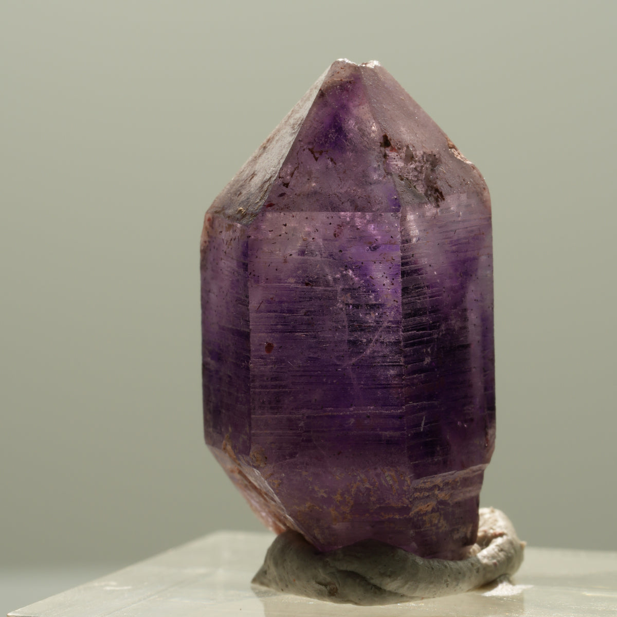 Seltene Phantom Amethyst Skelett Zepter Spitze Brandberg, Namibia 26*13*15mm #14122