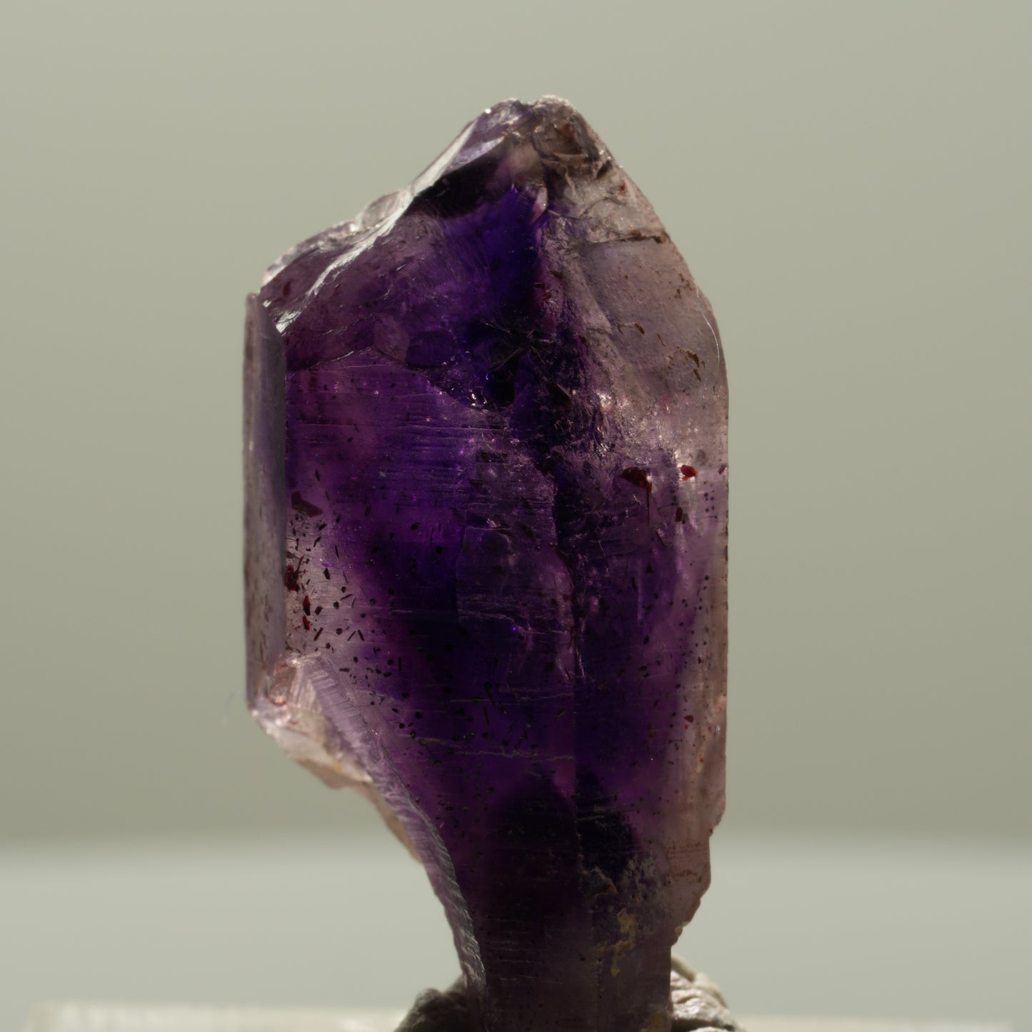 Seltene Phantom Amethyst Skelett Zepter Spitze Brandberg, Namibia 30*12*12mm #14123