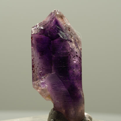 Seltene Phantom Amethyst Skelett Zepter Spitze Brandberg, Namibia 30*12*12mm #14123