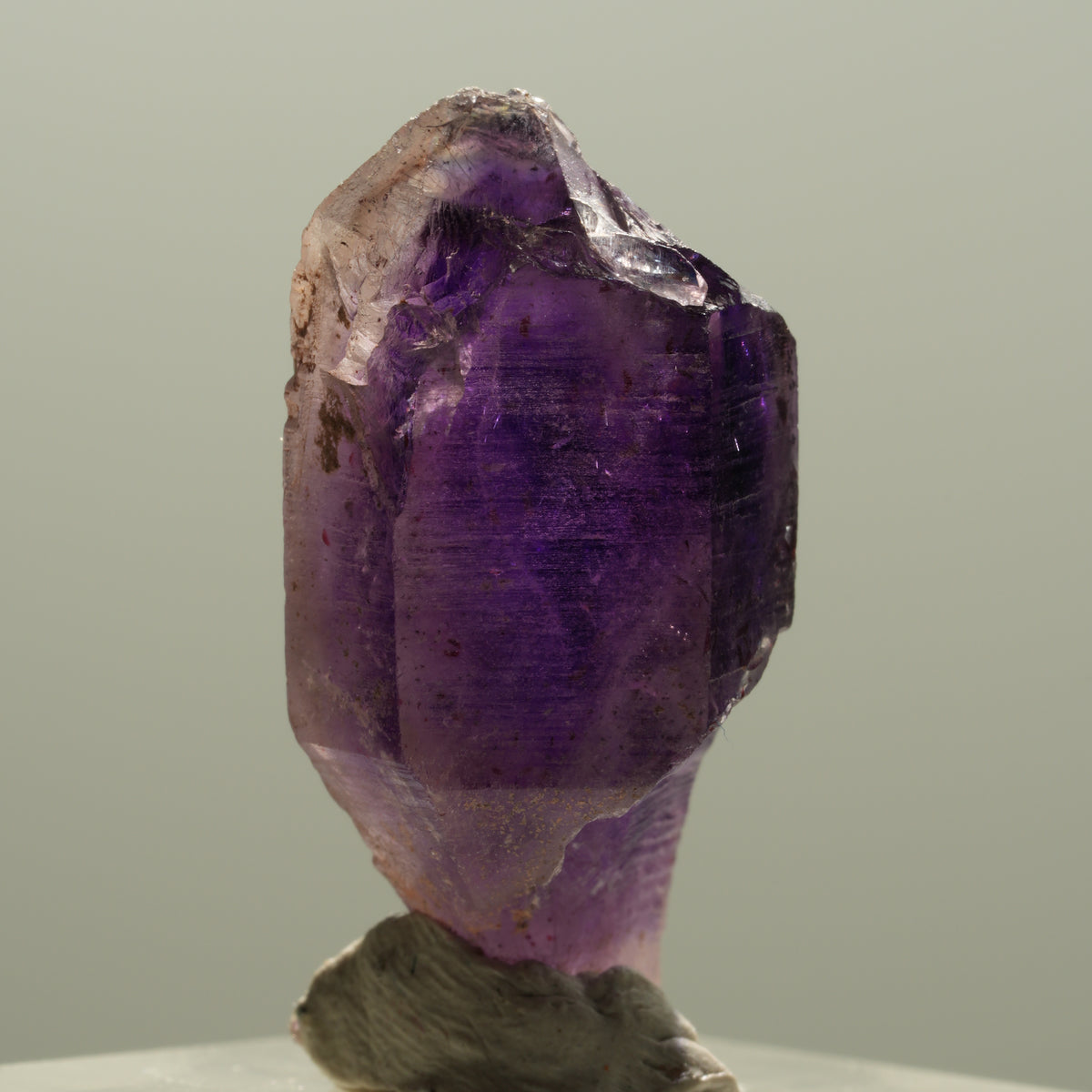 Seltene Phantom Amethyst Skelett Zepter Spitze Brandberg, Namibia 30*12*12mm #14123