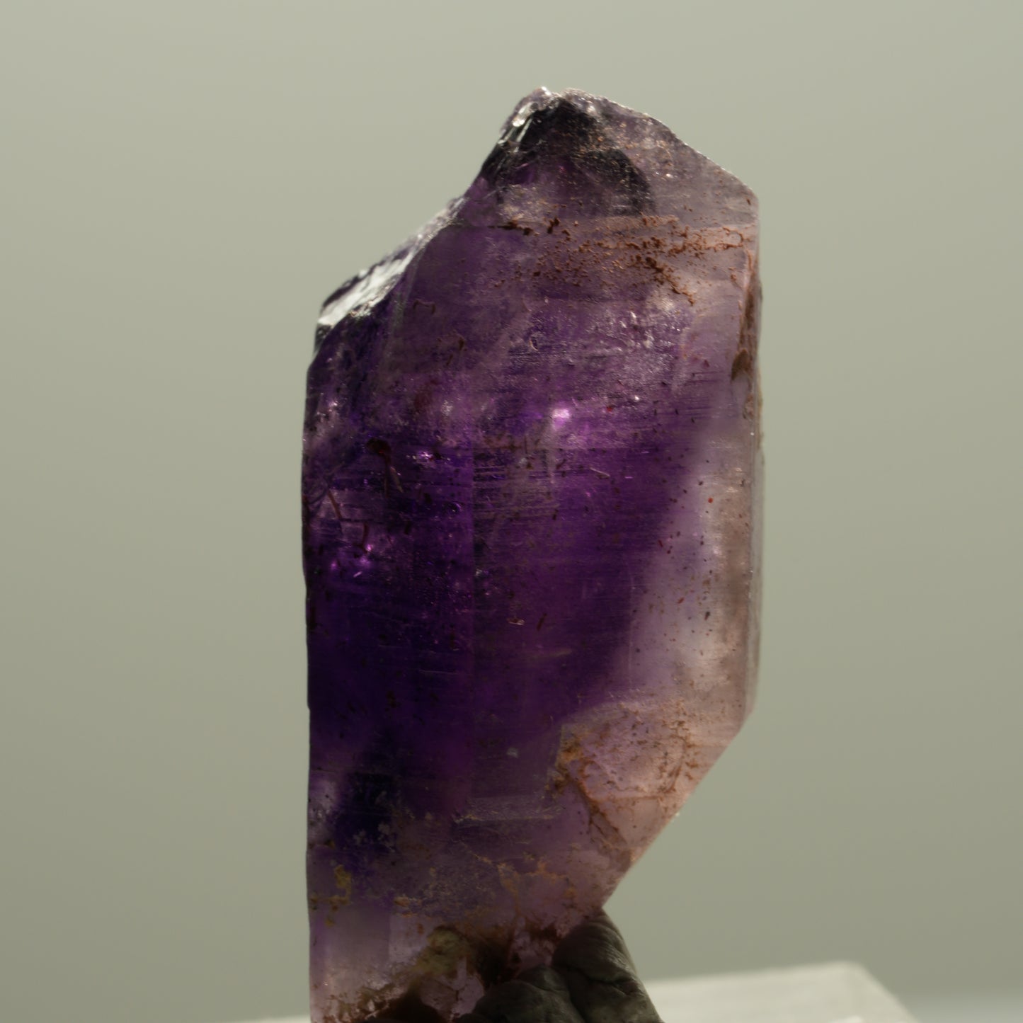 Seltene Phantom Amethyst Skelett Zepter Spitze Brandberg, Namibia 30*12*12mm #14123