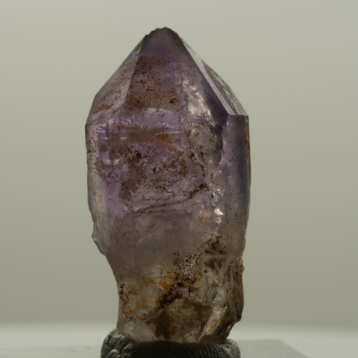 Seltene Phantom Amethyst Skelett Zepter Spitze Brandberg, Namibia 30*14*11mm #14124