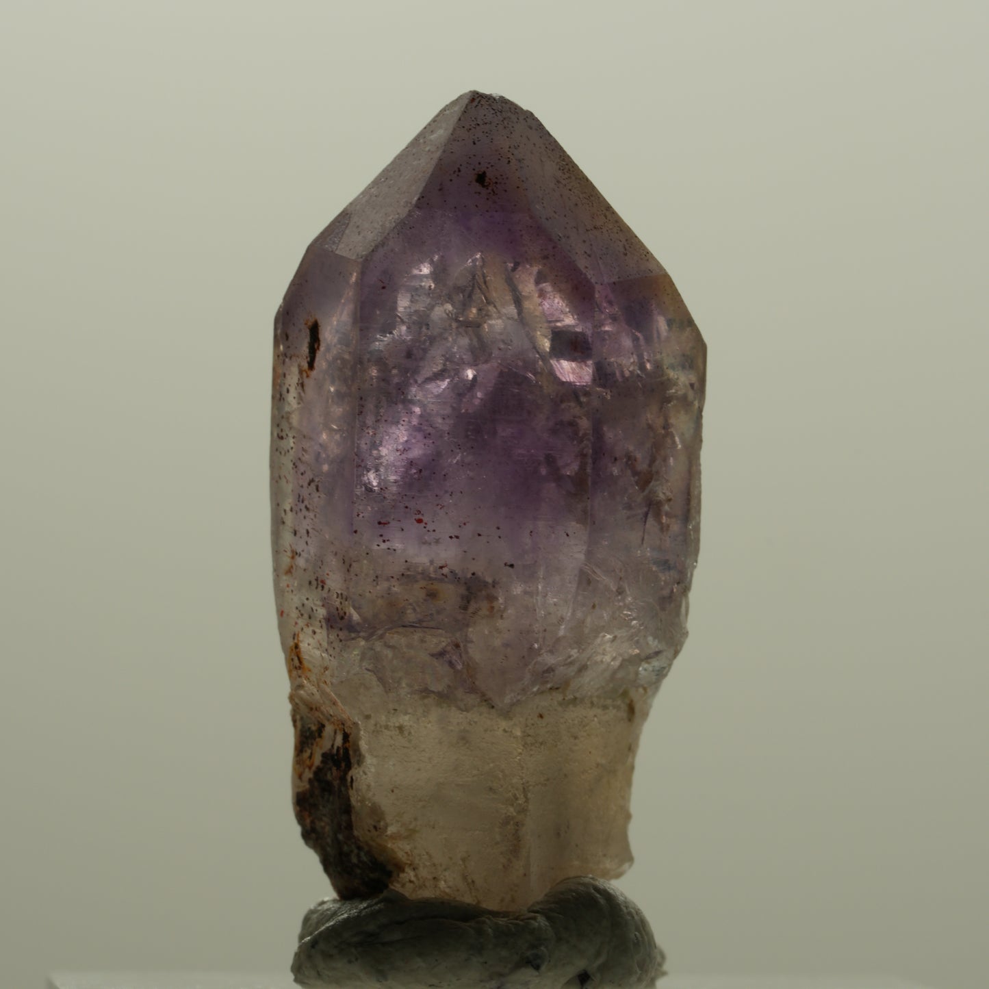 Seltene Phantom Amethyst Skelett Zepter Spitze Brandberg, Namibia 30*14*11mm #14124