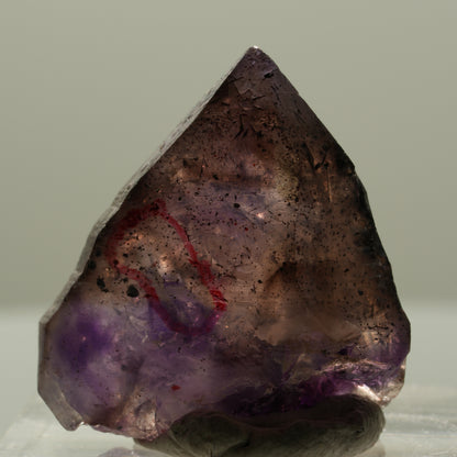 Enhydro Skelett Phantom Amethyst Spitze, 1x Blase Brandberg, Namibia 24*23*11mm #14125