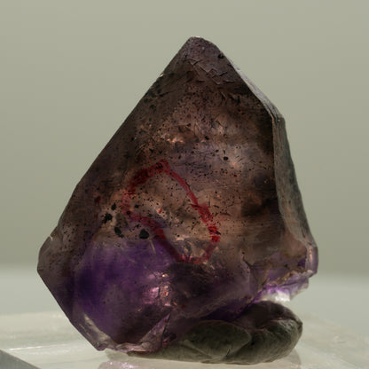 Enhydro Skelett Phantom Amethyst Spitze, 1x Blase Brandberg, Namibia 24*23*11mm #14125