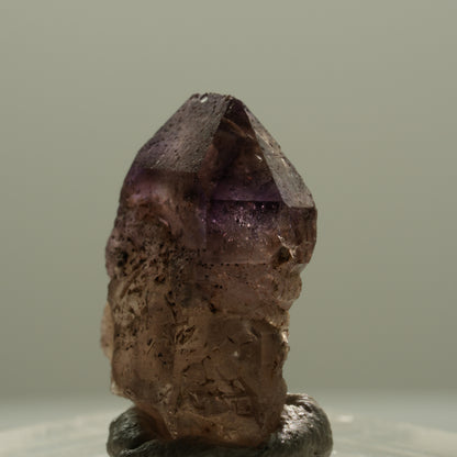 Seltene Phantom Amethyst Skelett Zepter Spitze Brandberg, Namibia 21*17*9mm #14126