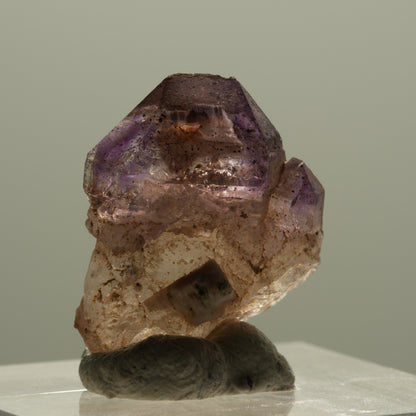 Seltene Phantom Amethyst Skelett Zepter Spitze Brandberg, Namibia 21*17*9mm #14126
