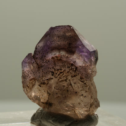 Seltene Phantom Amethyst Skelett Zepter Spitze Brandberg, Namibia 21*17*9mm #14126