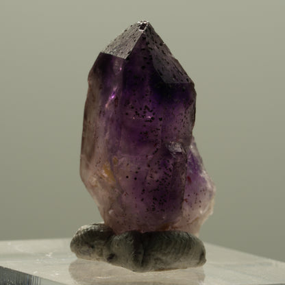 Seltene Skelett Phantom Amethyst Spitze Brandberg, Namibia 22*12*12mm #14127
