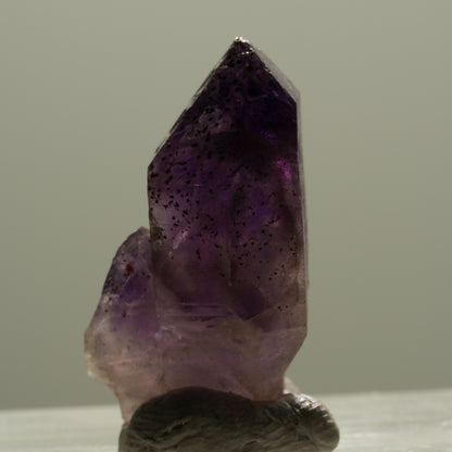 Seltene Skelett Phantom Amethyst Spitze Brandberg, Namibia 22*12*12mm #14127