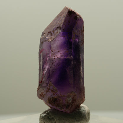 Enhydro Skelett Phantom Amethyst Spitze, 1x Blase Brandberg, Namibia 32*12*11mm #14130