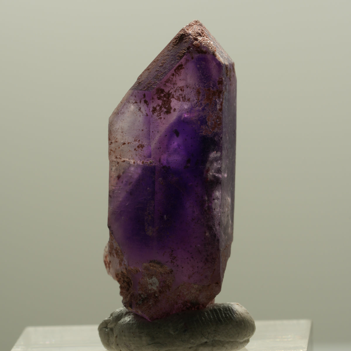 Enhydro Skelett Phantom Amethyst Spitze, 1x Blase Brandberg, Namibia 32*12*11mm #14130