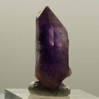 Enhydro Skelett Phantom Amethyst Spitze, 1x Blase Brandberg, Namibia 32*12*11mm #14130