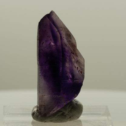 Seltene Phantom Skelett Amethyst mit Eisen Spitze Brandberg, Namibia 29*13*11mm #14131