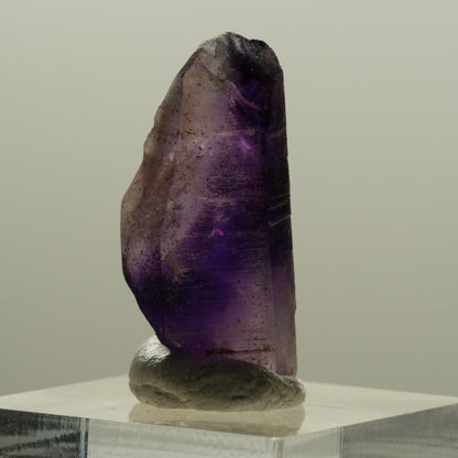 Seltene Phantom Skelett Amethyst mit Eisen Spitze Brandberg, Namibia 29*13*11mm #14131