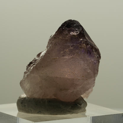 Seltene Phantom Skelett Amethyst mit Eisen Spitze Brandberg, Namibia 27*23*18mm #14132