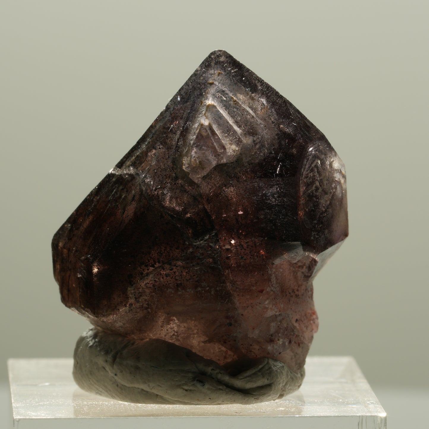 Seltene Phantom Amethyst Skelett Zepter Spitze Goboboseb, Namibia 27*22*16mm #14133