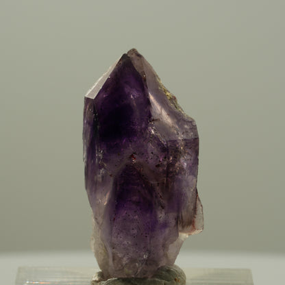 Seltene Phantom Skelett Amethyst mit Eisen Spitze Brandberg, Namibia 30*14*15mm #14136