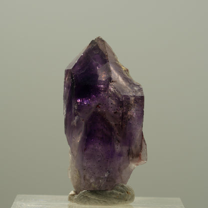 Seltene Phantom Skelett Amethyst mit Eisen Spitze Brandberg, Namibia 30*14*15mm #14136