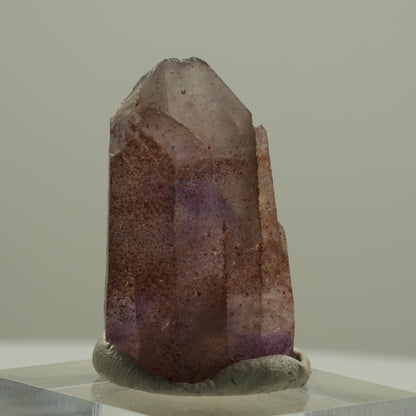 Seltene Phantom Skelett Amethyst mit Eisen Spitze Brandberg, Namibia 30*19*10mm #14137