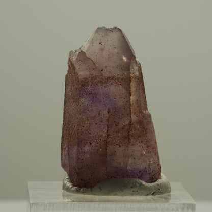 Seltene Phantom Skelett Amethyst mit Eisen Spitze Brandberg, Namibia 30*19*10mm #14137