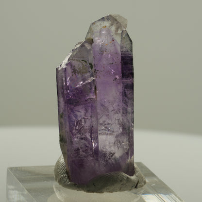 Seltene Phantom Skelett Amethyst mit Eisen Spitze Brandberg, Namibia 35*15*9mm #14138