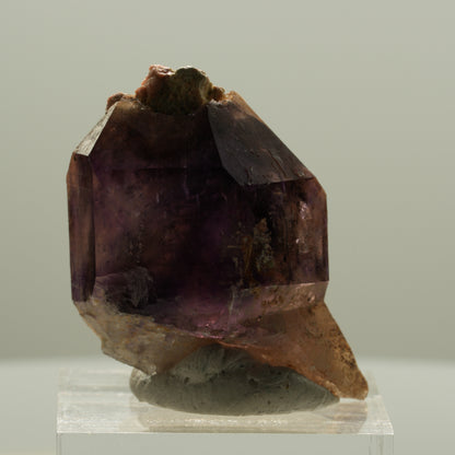 Seltene Phantom Amethyst Skelett Zepter Spitze Brandberg, Namibia 36*24*21mm #14139