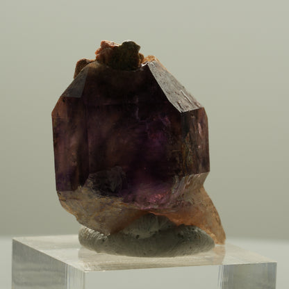 Seltene Phantom Amethyst Skelett Zepter Spitze Brandberg, Namibia 36*24*21mm #14139