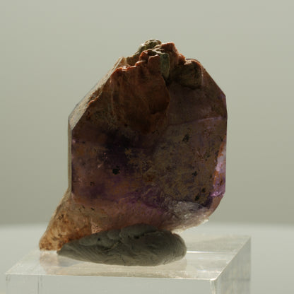 Seltene Phantom Amethyst Skelett Zepter Spitze Brandberg, Namibia 36*24*21mm #14139