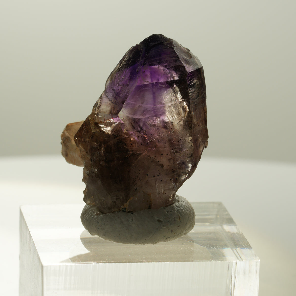 Seltene Skelett Phantom Amethyst Spitze Brandberg, Namibia 27*23*15mm #14140