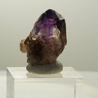 Seltene Skelett Phantom Amethyst Spitze Brandberg, Namibia 27*23*15mm #14140