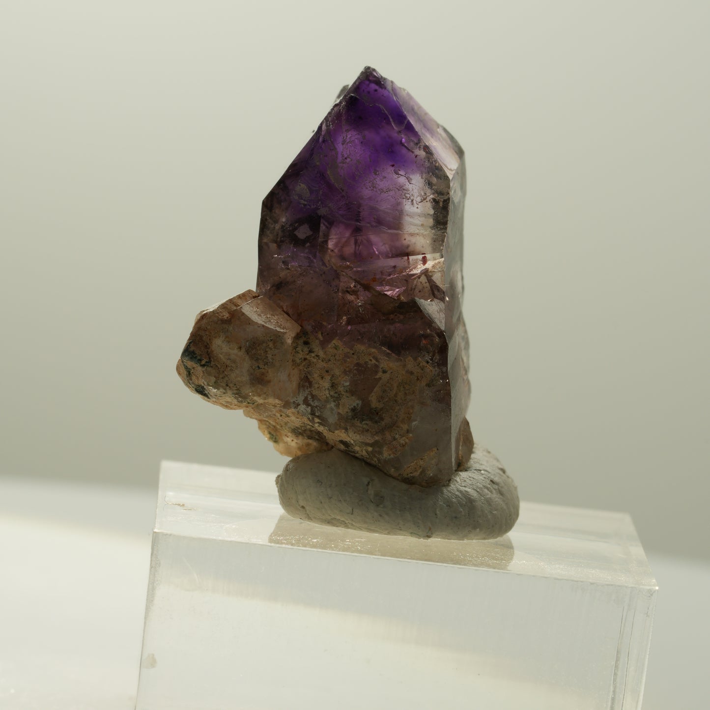 Seltene Skelett Phantom Amethyst Spitze Brandberg, Namibia 27*23*15mm #14140