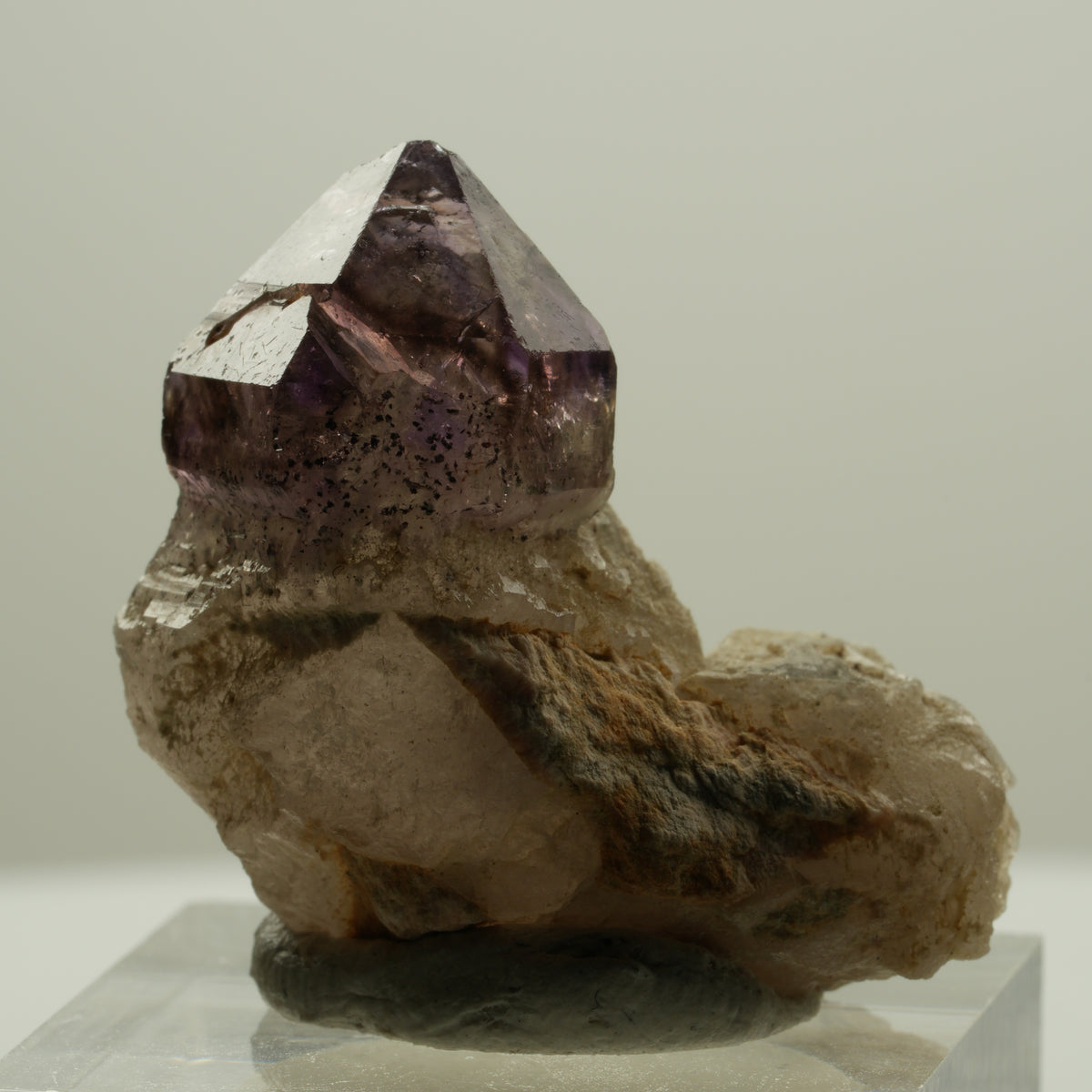 Seltene Phantom Amethyst Skelett Zepter Spitze Brandberg, Namibia 32*21*20mm #14142