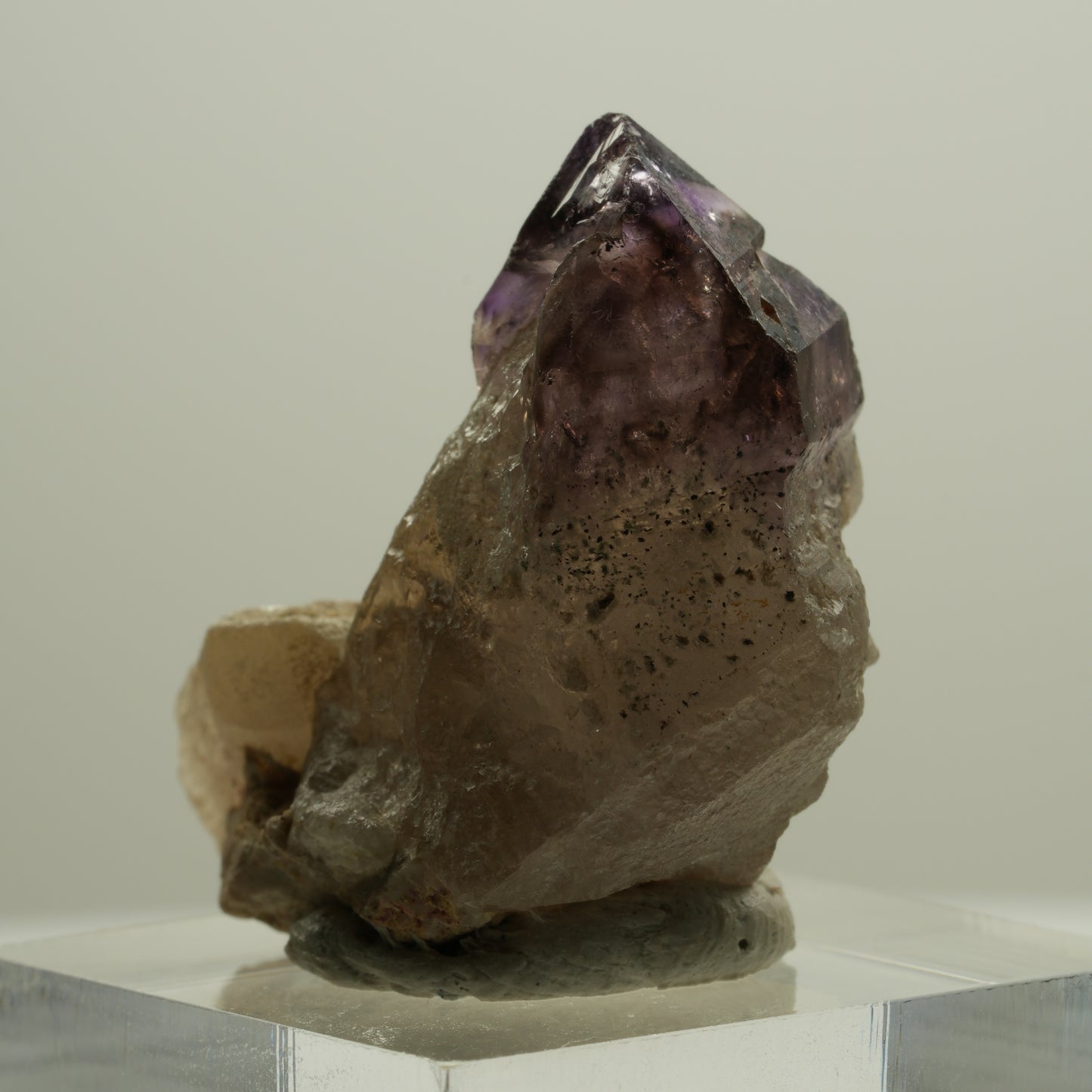 Seltene Phantom Amethyst Skelett Zepter Spitze Brandberg, Namibia 32*21*20mm #14142