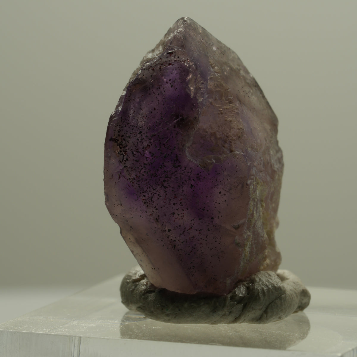 Seltene Skelett Phantom Amethyst Spitze Brandberg, Namibia 23*16*12mm #14143