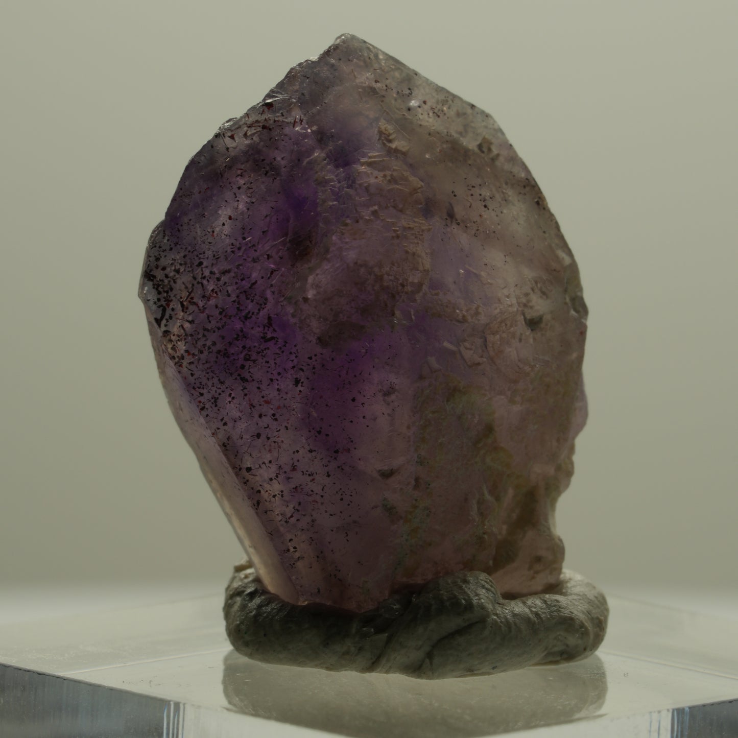 Seltene Skelett Phantom Amethyst Spitze Brandberg, Namibia 23*16*12mm #14143