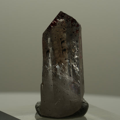 Enhydro Harlekin Phantom Amethyst Spitze, 1x Blase Brandberg, Namibia 29*15*12mm #14145