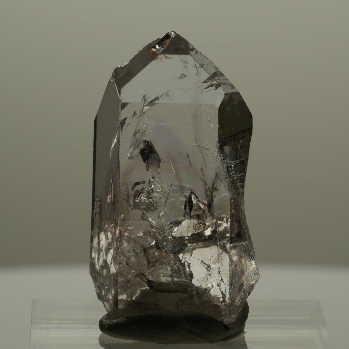 Klare Phantom Amethyst Spitze Streep Mine, Goboboseb, Namibia 30*16*10mm #14147