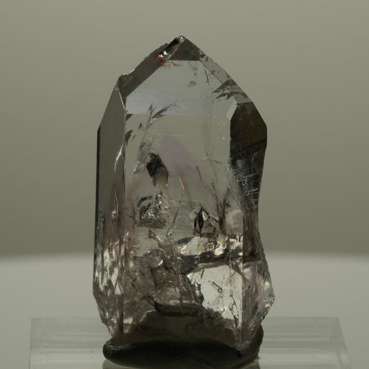 Klare Phantom Amethyst Spitze Streep Mine, Goboboseb, Namibia 30*16*10mm #14147