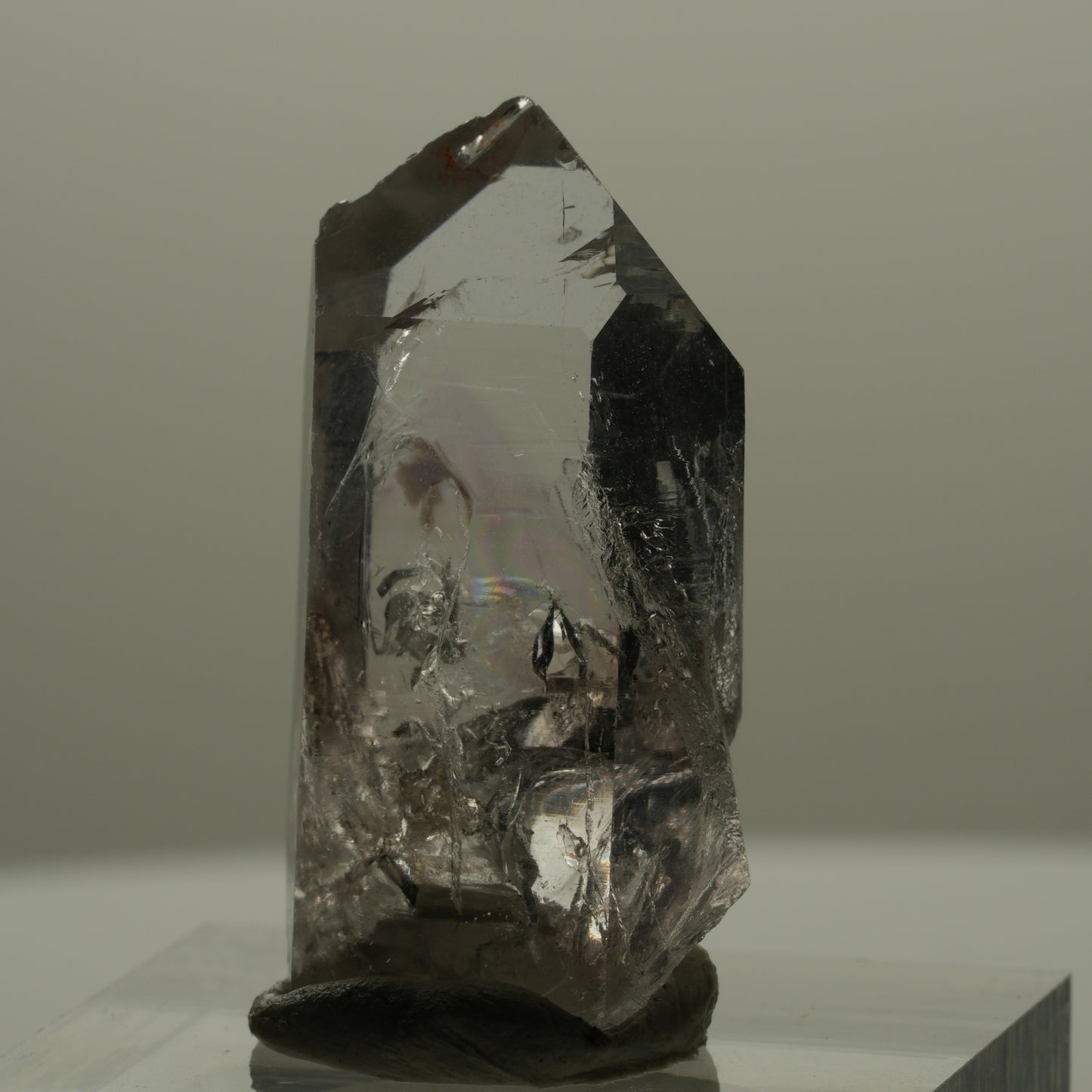 Klare Phantom Amethyst Spitze Streep Mine, Goboboseb, Namibia 30*16*10mm #14147