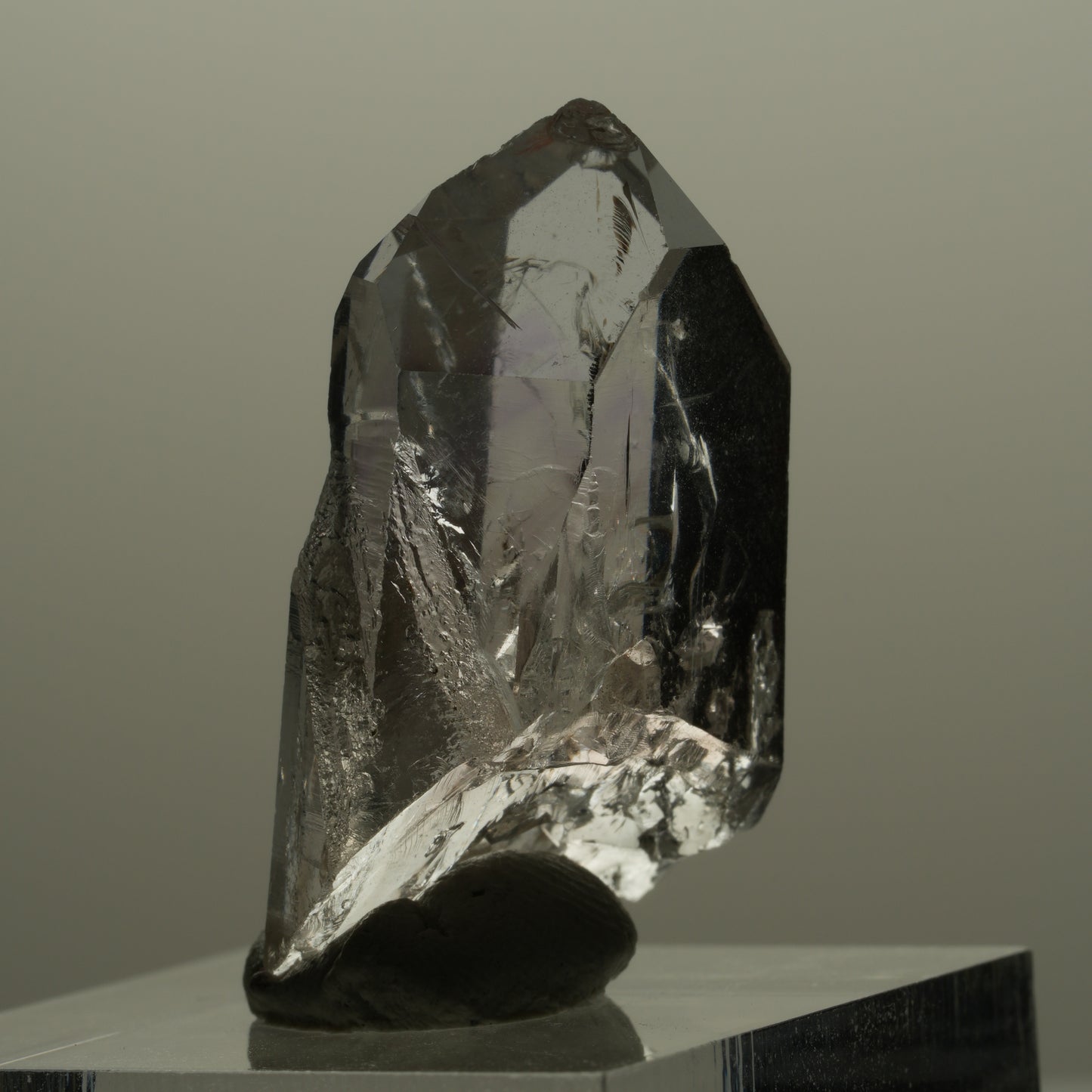 Klare Phantom Amethyst Spitze Streep Mine, Goboboseb, Namibia 30*16*10mm #14147