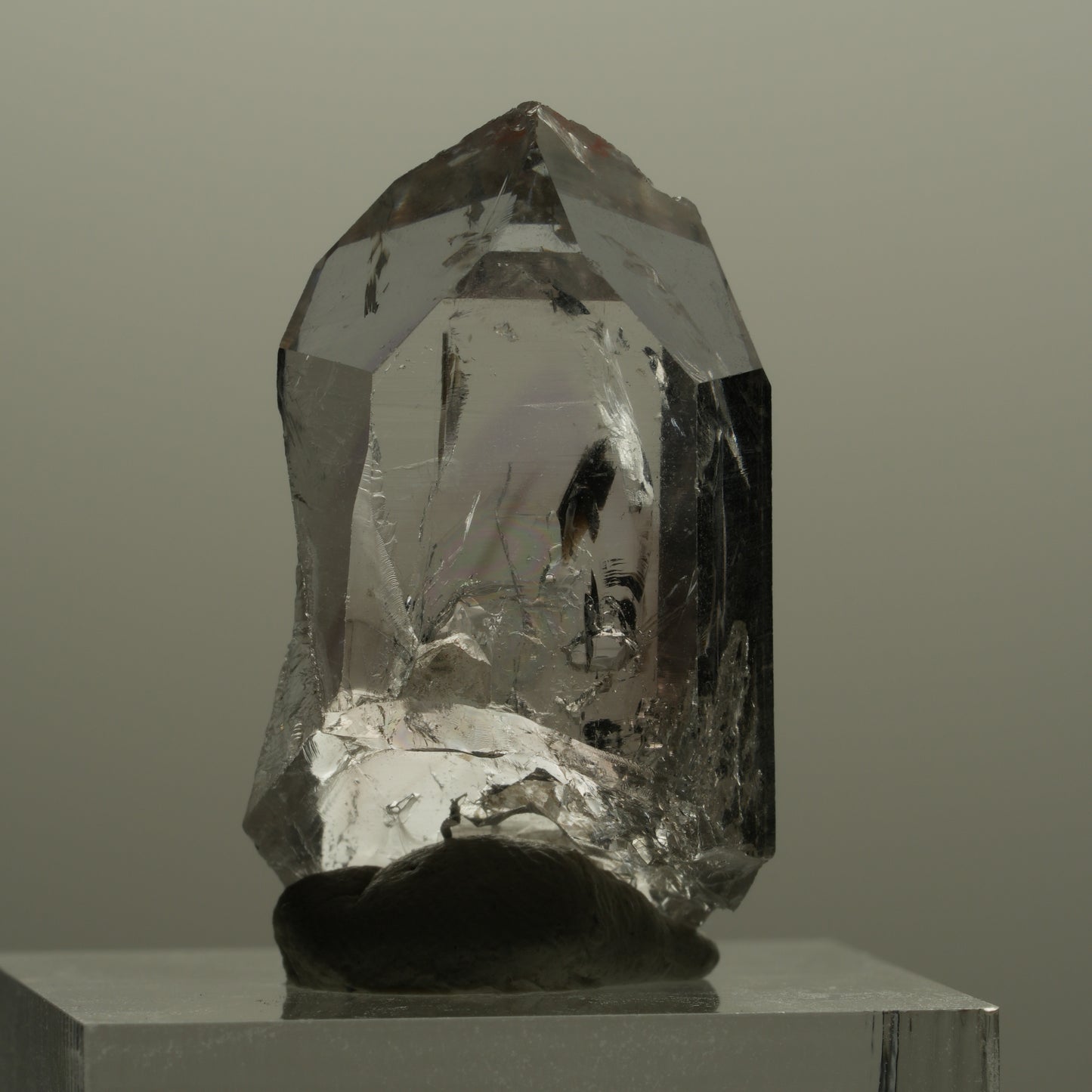 Klare Phantom Amethyst Spitze Streep Mine, Goboboseb, Namibia 30*16*10mm #14147