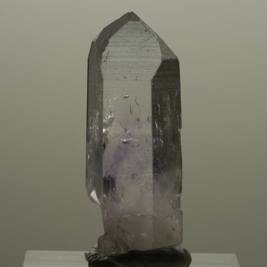 Klare Lemurian Phantom Amethyst Spitze Streep Mine, Goboboseb, Namibia 35*14*11mm #14148